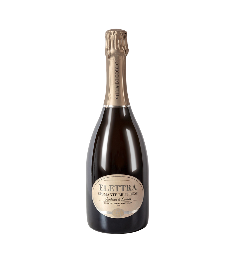 ELETTRA Spumante Brut Rose' Metodo Classico  Villa Di Corlo